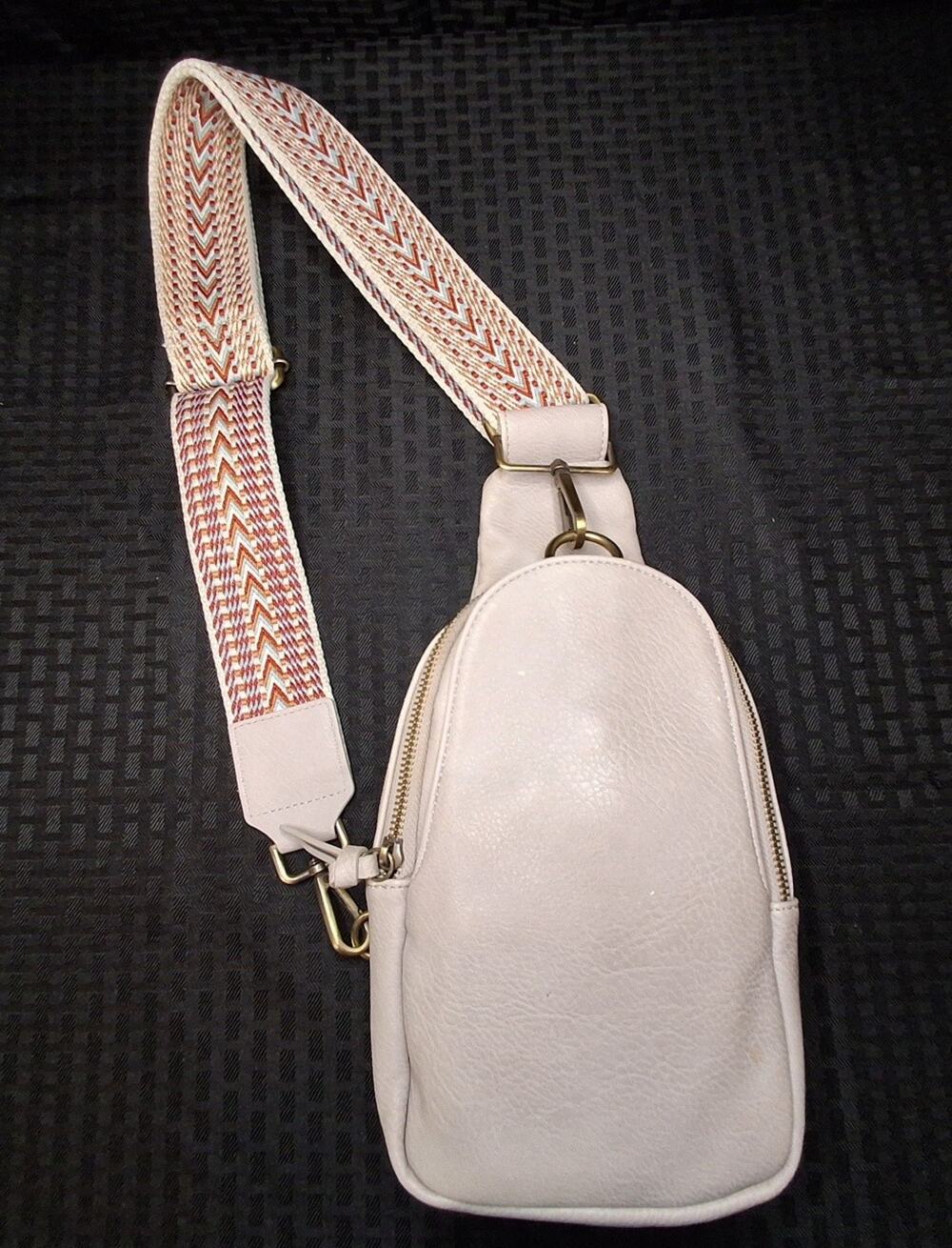 Urban Originals x Anthropologie Liberty Sling Bag Purse Taupe/Stone